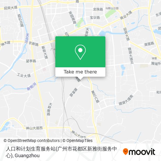 人口和计划生育服务站(广州市花都区新雅街服务中心) map
