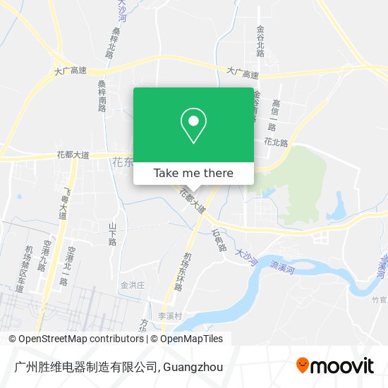 广州胜维电器制造有限公司 map