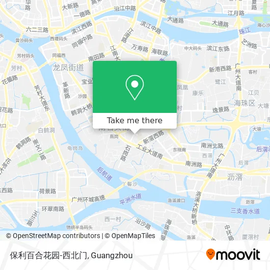 保利百合花园-西北门 map