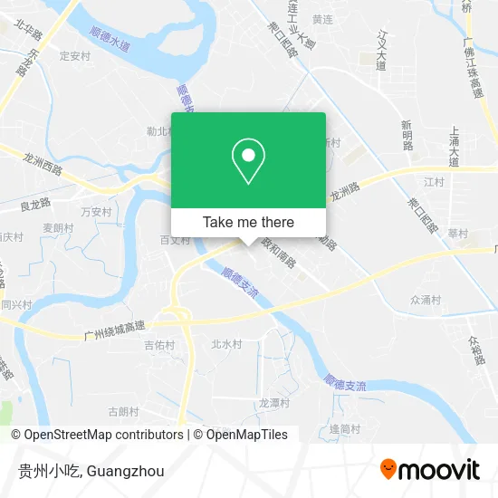 贵州小吃 map