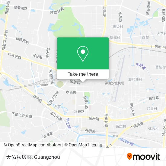 天佑私房菜 map