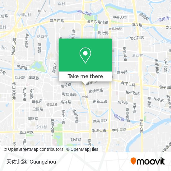 天佑北路 map