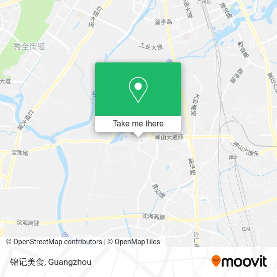 锦记美食 map