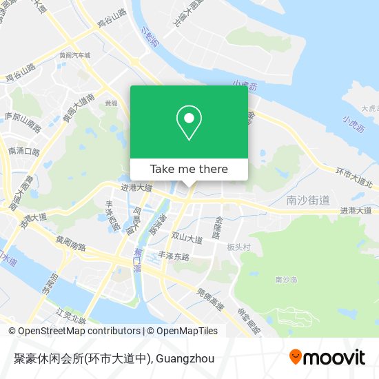 聚豪休闲会所(环市大道中) map