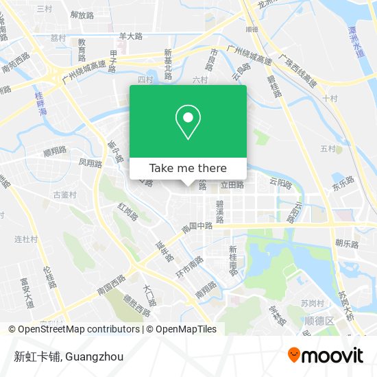 新虹卡铺 map