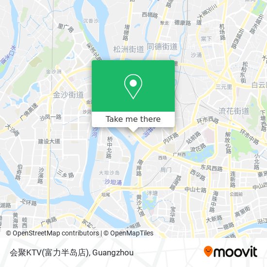 会聚KTV(富力半岛店) map