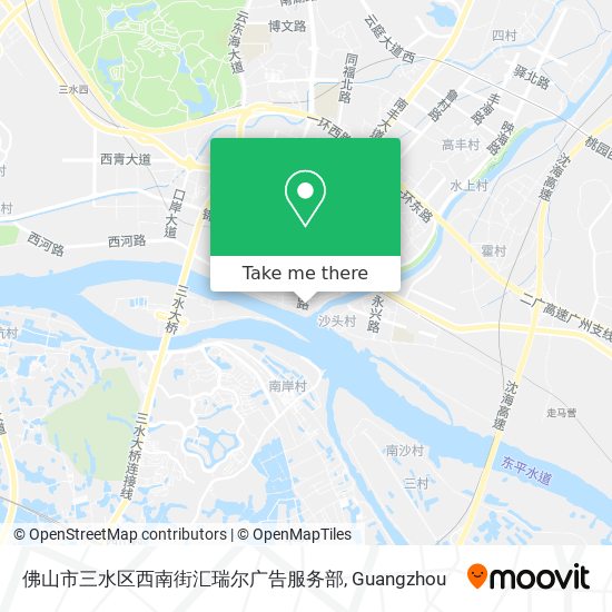 佛山市三水区西南街汇瑞尔广告服务部 map