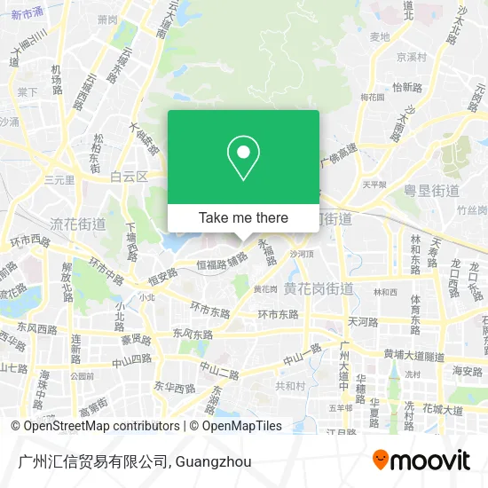 广州汇信贸易有限公司 map