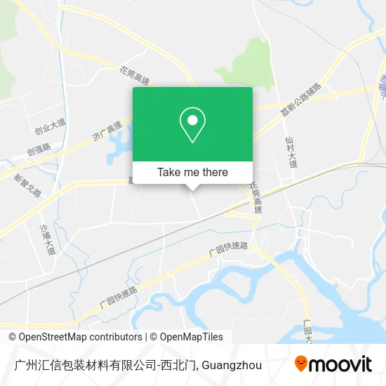 广州汇信包装材料有限公司-西北门 map