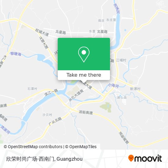 欣荣时尚广场-西南门 map
