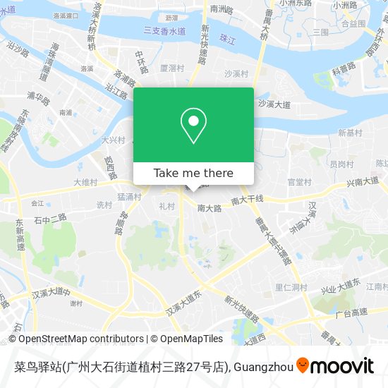 菜鸟驿站(广州大石街道植村三路27号店) map