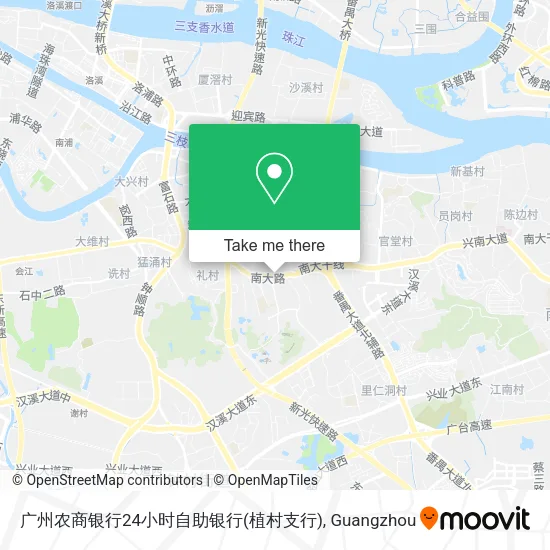广州农商银行24小时自助银行(植村支行) map