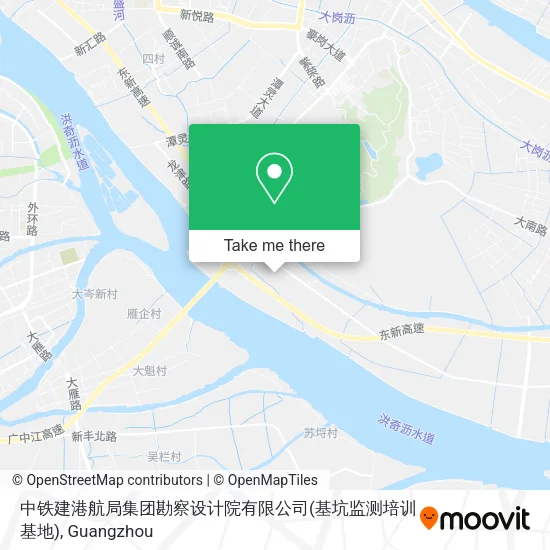 中铁建港航局集团勘察设计院有限公司(基坑监测培训基地) map