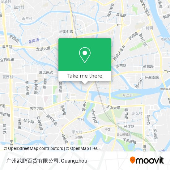 广州武鹏百货有限公司 map