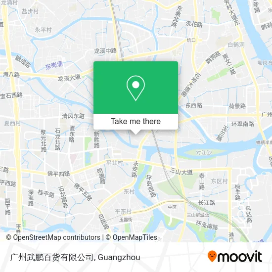 广州武鹏百货有限公司 map