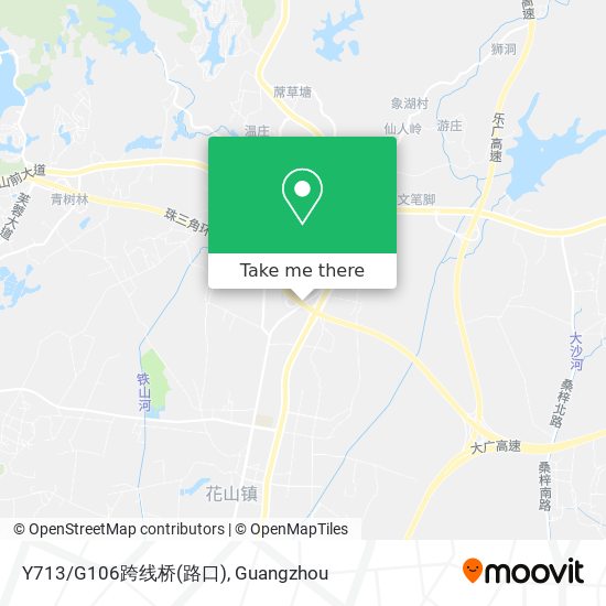 Y713/G106跨线桥(路口) map