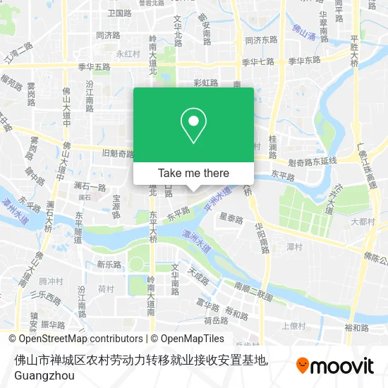 佛山市禅城区农村劳动力转移就业接收安置基地 map