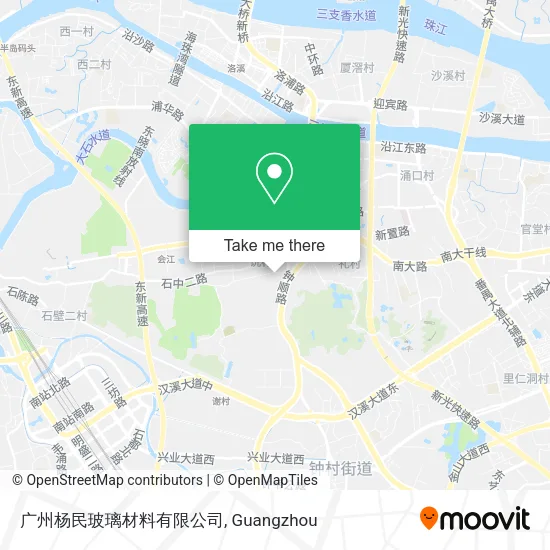 广州杨民玻璃材料有限公司 map