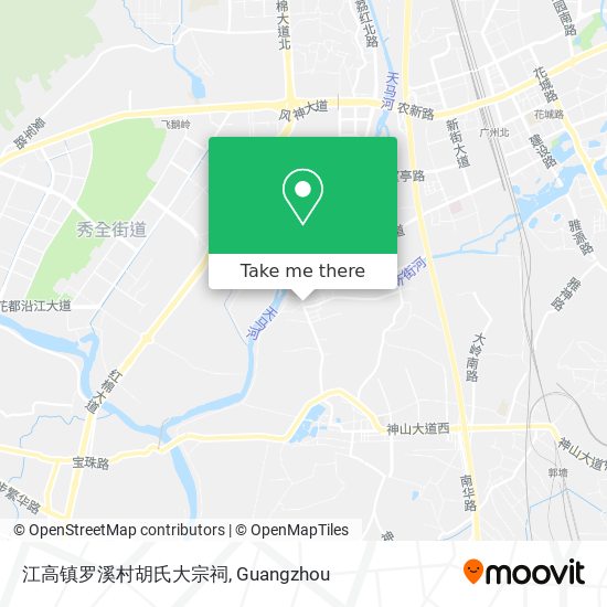 江高镇罗溪村胡氏大宗祠 map