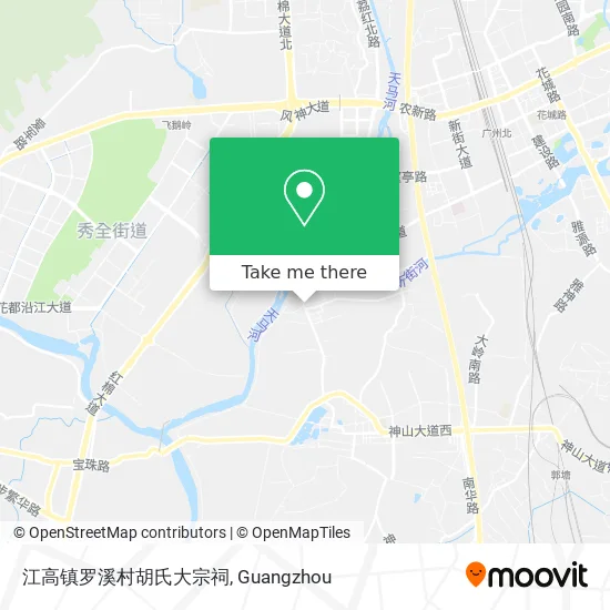江高镇罗溪村胡氏大宗祠 map