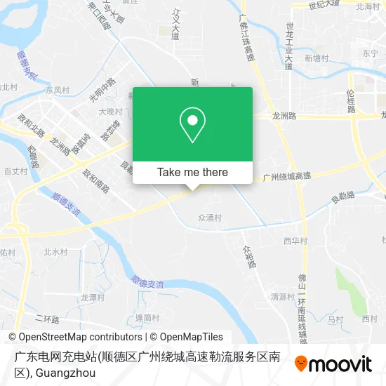 广东电网充电站(顺德区广州绕城高速勒流服务区南区) map