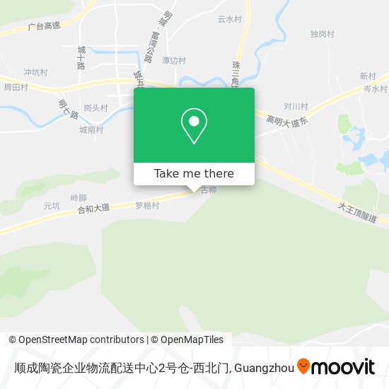 顺成陶瓷企业物流配送中心2号仓-西北门 map