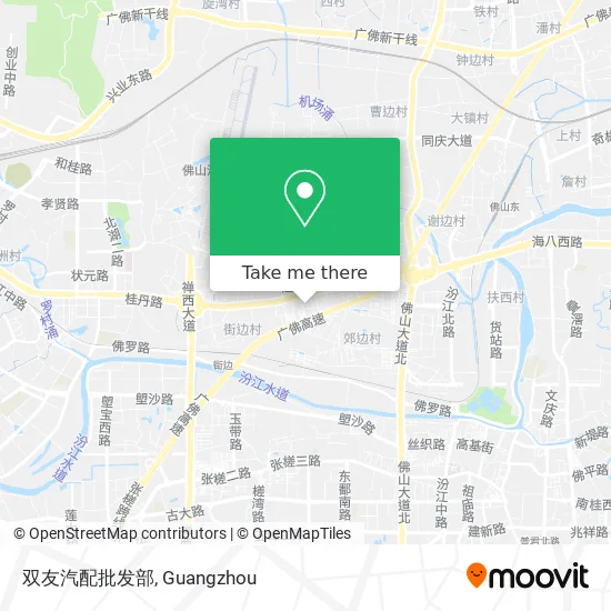 双友汽配批发部 map