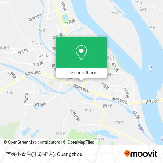 莲姨小食店(千彩街店) map