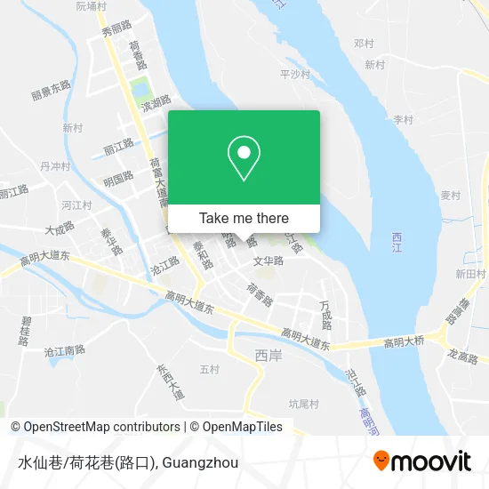 水仙巷/荷花巷(路口) map