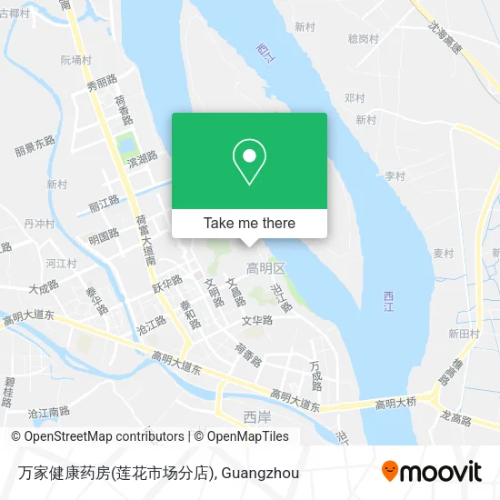 万家健康药房(莲花市场分店) map