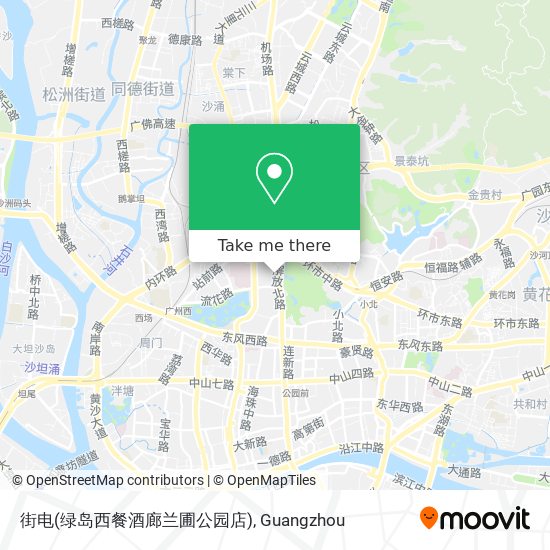 街电(绿岛西餐酒廊兰圃公园店) map
