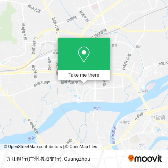 九江银行(广州增城支行) map