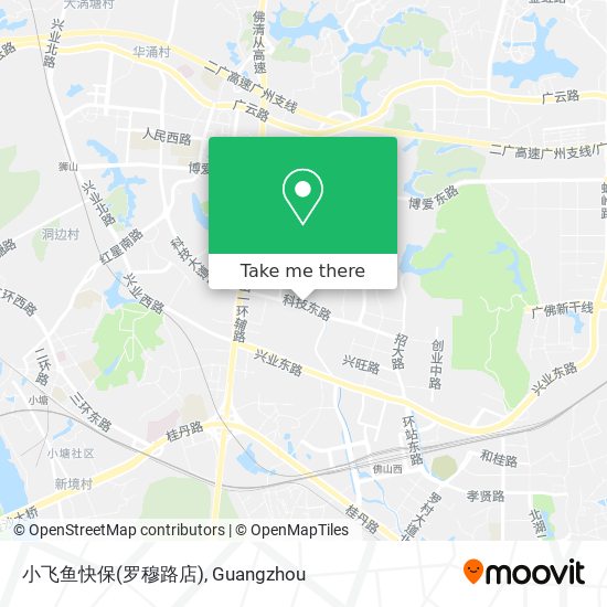 小飞鱼快保(罗穆路店) map