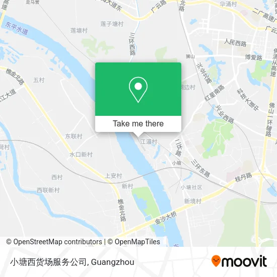 小塘西货场服务公司 map