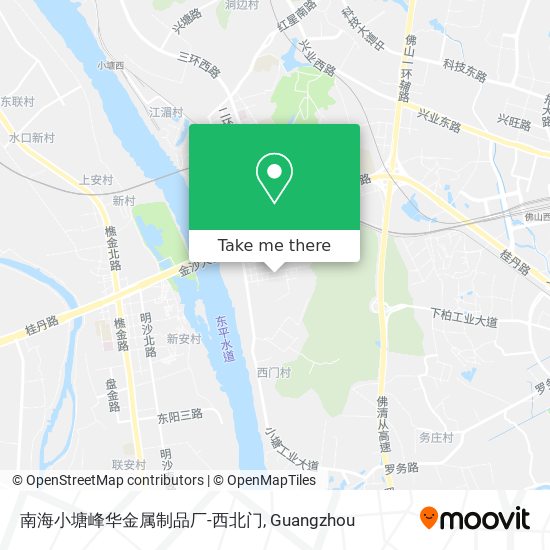南海小塘峰华金属制品厂-西北门 map