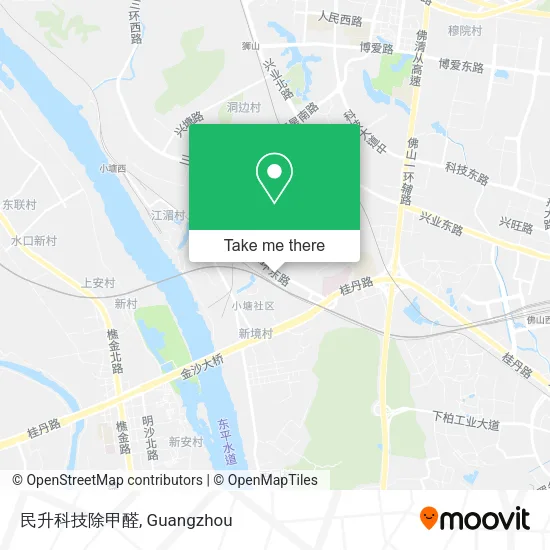 民升科技除甲醛 map