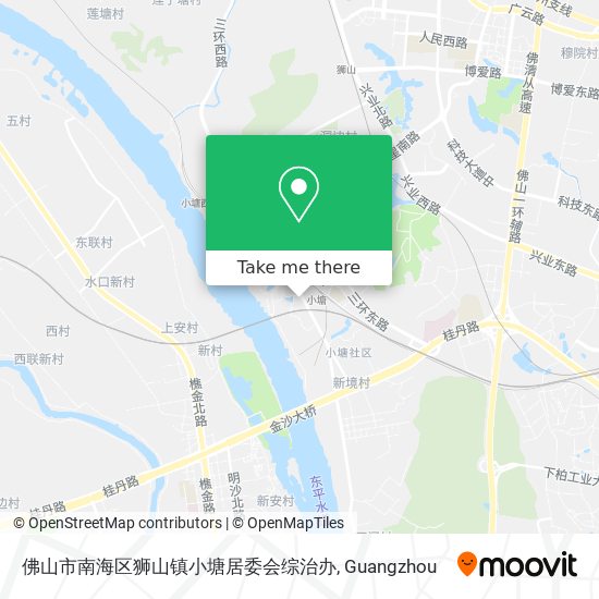 佛山市南海区狮山镇小塘居委会综治办 map
