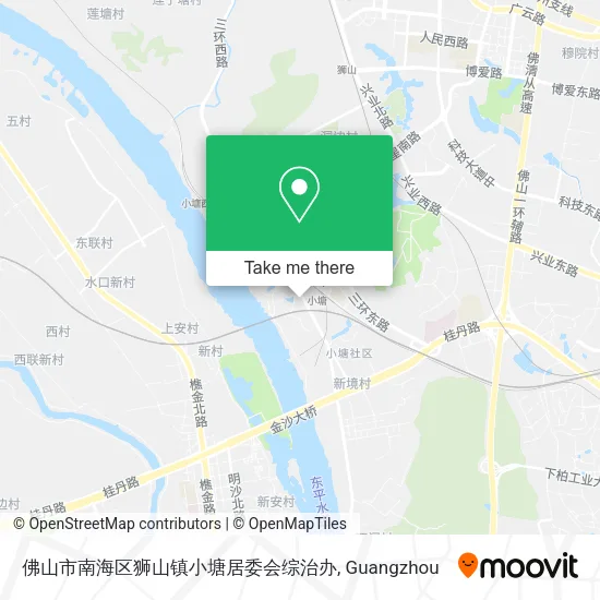 佛山市南海区狮山镇小塘居委会综治办 map