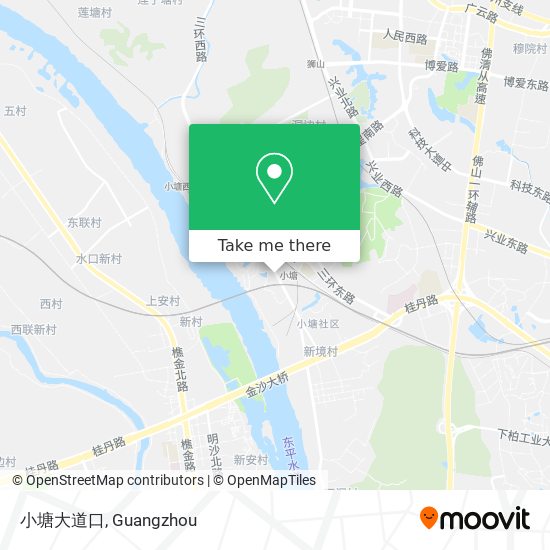小塘大道口 map
