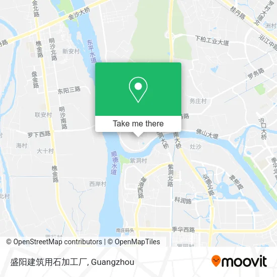 盛阳建筑用石加工厂 map