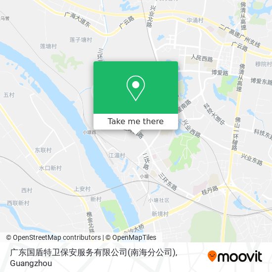 广东国盾特卫保安服务有限公司(南海分公司) map