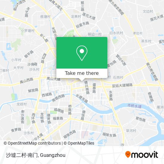 沙墟二村-南门 map