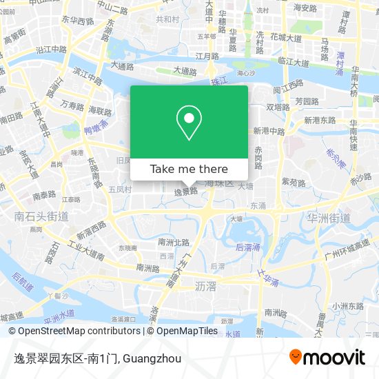 逸景翠园东区-南1门 map