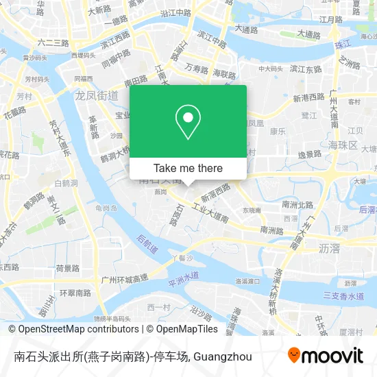 南石头派出所(燕子岗南路)-停车场 map