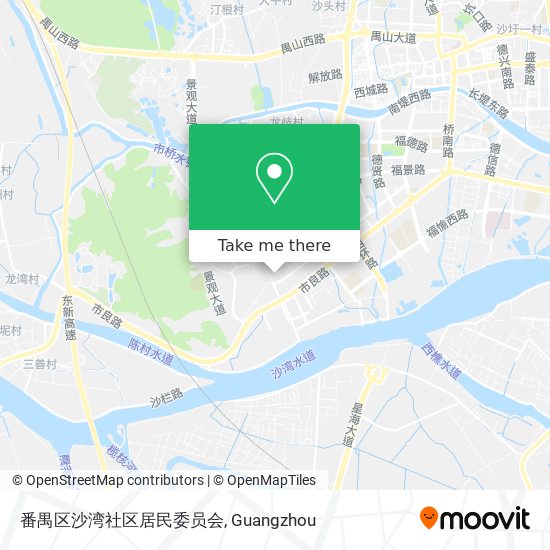 番禺区沙湾社区居民委员会 map