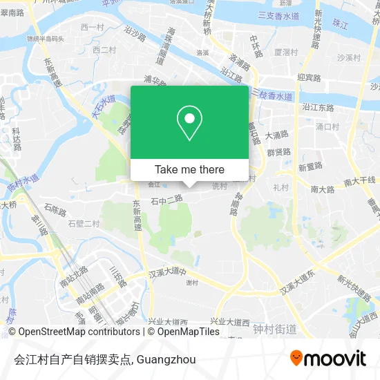 会江村自产自销摆卖点 map