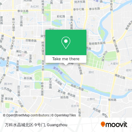 万科水晶城北区-9号门 map