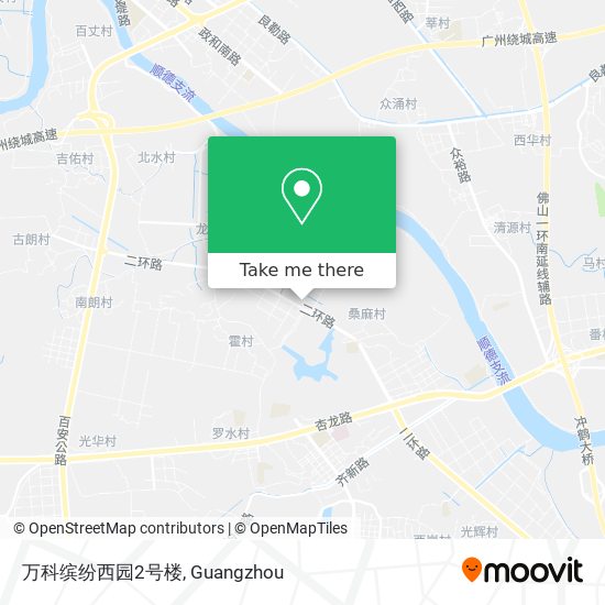 万科缤纷西园2号楼 map
