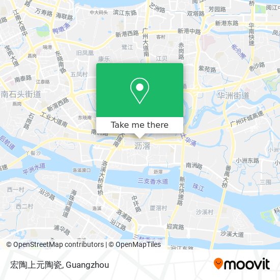宏陶上元陶瓷 map