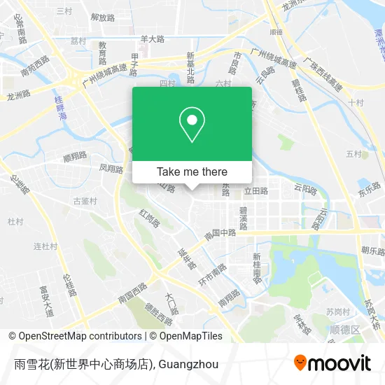 雨雪花(新世界中心商场店) map